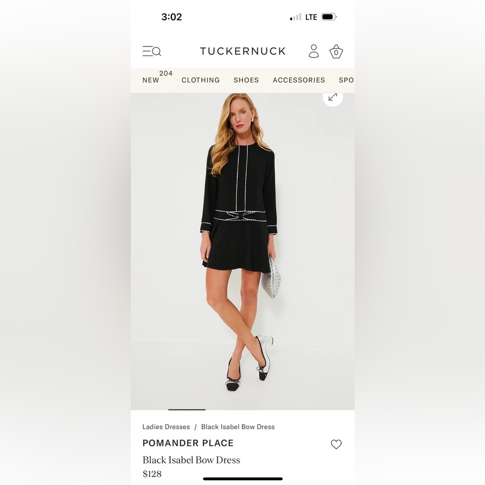 Tuckernuck black dress (worn once)